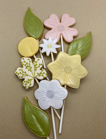 Spring Flower Cookie Bouquet