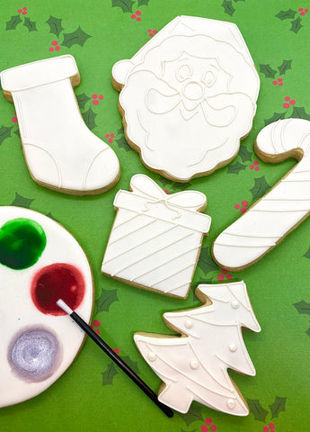 Paint Your Own Christmas Cookie Decorating Kit