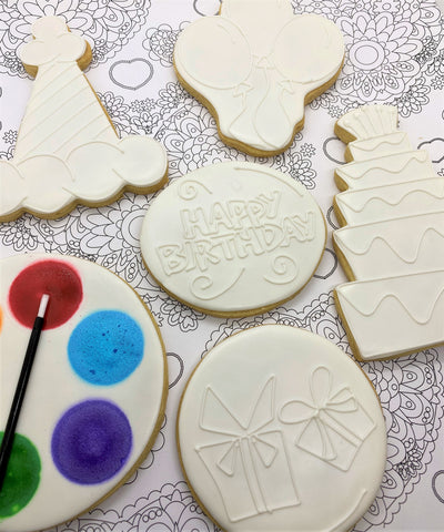Paint Your Own Birthday Cookie Decorating Kit