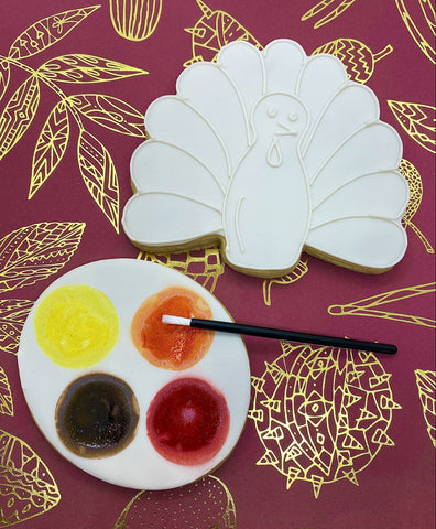 Paint Your Own Turkey Cookie