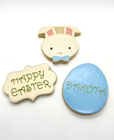 Personalized Boy Easter Cookie Gift Box