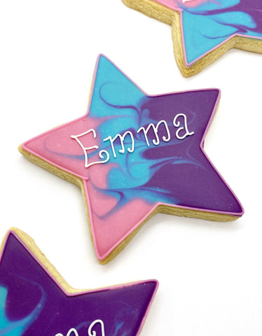 Personalized Star Cookie