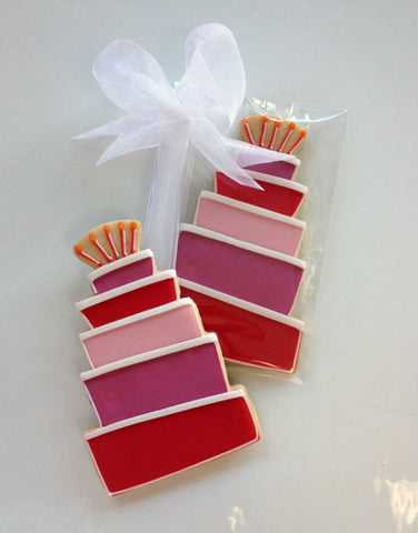 Casue — Colorblock Birthday Cake Cookies